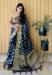 Picture of Excellent Silk Navy Blue Saree