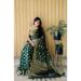 Picture of Resplendent Silk Dark Olive Green Saree