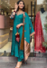 Picture of Sublime Silk Dark Cyan Readymade Salwar Kameez