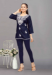 Picture of Fascinating Rayon Navy Blue Kurtis & Tunic