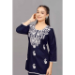 Picture of Fascinating Rayon Navy Blue Kurtis & Tunic
