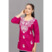 Picture of Lovely Rayon Medium Violet Red Kurtis & Tunic