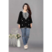 Picture of Appealing Rayon Black Kurtis & Tunic