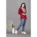 Picture of Magnificent Rayon Maroon Kurtis & Tunic