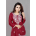 Picture of Magnificent Rayon Maroon Kurtis & Tunic