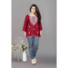Picture of Magnificent Rayon Maroon Kurtis & Tunic