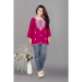 Picture of Enticing Rayon Dark Magenta Kurtis & Tunic