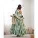 Picture of Shapely Silk Dark Sea Green Readymade Salwar Kameez