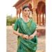 Picture of Elegant Silk Dark Sea Green Saree
