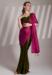 Picture of Wonderful Silk & Organza Medium Violet Red Saree