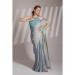 Picture of Appealing Silk & Organza Light Slate Grey Saree