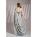 Picture of Appealing Silk & Organza Light Slate Grey Saree