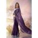Picture of Fascinating Silk & Organza Dark Slate Blue Saree