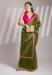 Picture of Fascinating Net Dark Olive Green Saree