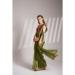 Picture of Fascinating Net Dark Olive Green Saree