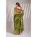 Picture of Fascinating Net Dark Olive Green Saree