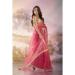 Picture of Shapely Net Pale Violet Red Saree