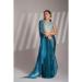 Picture of Beautiful Net Midnight Blue Saree