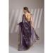 Picture of Stunning Net Purple Saree