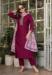 Picture of Lovely Chiffon Maroon Readymade Salwar Kameez