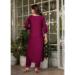 Picture of Lovely Chiffon Maroon Readymade Salwar Kameez