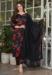 Picture of Wonderful Chiffon Black Readymade Salwar Kameez