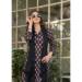 Picture of Chiffon Dark Slate Grey Readymade Salwar Kameez