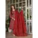 Picture of Ideal Chiffon Fire Brick Readymade Salwar Kameez