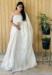Picture of Ravishing Linen Off White Saree