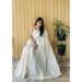 Picture of Ravishing Linen Off White Saree