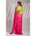 Picture of Elegant Chiffon & Georgette Hot Pink Saree