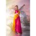 Picture of Resplendent Chiffon & Georgette Crimson Saree