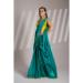 Picture of Splendid Chiffon & Georgette Dark Cyan Saree