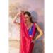 Picture of Fascinating Chiffon & Georgette Dark Red Saree