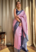 Picture of Shapely Silk Rosy Brown Saree