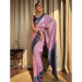 Picture of Shapely Silk Rosy Brown Saree