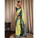 Picture of Bewitching Silk Pale Golden Rod Saree