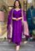 Picture of Classy Chiffon Indigo Readymade Salwar Kameez