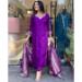 Picture of Classy Chiffon Indigo Readymade Salwar Kameez