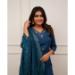 Picture of Chiffon Midnight Blue Readymade Salwar Kameez