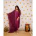 Picture of Sightly Chiffon Brown Readymade Salwar Kameez
