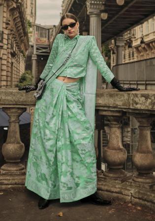 Picture of Ideal Organza Dark Sea Green Saree