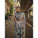 Picture of Gorgeous Organza Dim Gray Saree