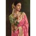 Picture of Shapely Crepe & Silk Pink Saree