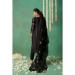 Picture of Wonderful Organza Black Straight Cut Salwar Kameez