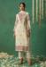 Picture of Bewitching Organza Azure Straight Cut Salwar Kameez