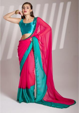 Picture of Appealing Chiffon Light Pink Saree