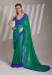 Picture of Fine Chiffon Teal Saree