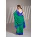 Picture of Fine Chiffon Teal Saree