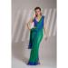 Picture of Fine Chiffon Teal Saree